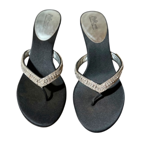 Pelle Moda Platinum Collection Shoes - HeavenL2 Black Metallic